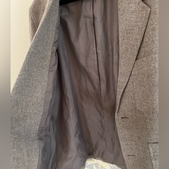 SOLD Oversized Wool Blazer in Oatmeal - Picture 9 of 9